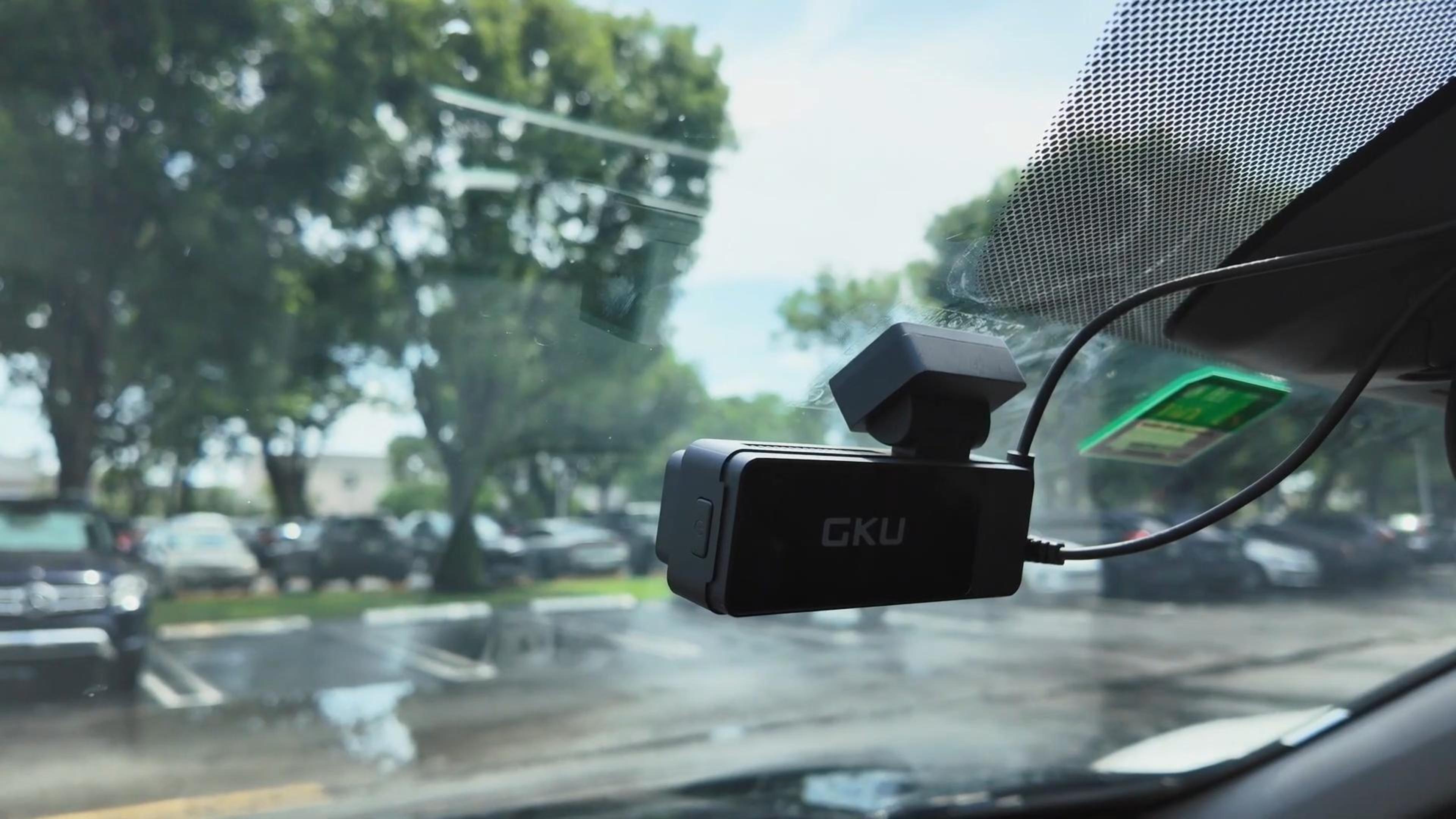 GKU 4K Dual Dash Cam with 3.18